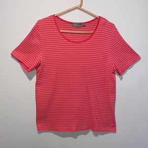 Croft & Barrow stretch - Size L short sleeve color coral